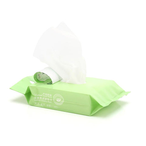 Aloe Vera Wipes Make UP Towel Cleansing